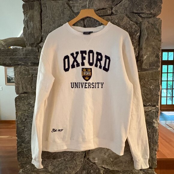MEN'S OXFORD UNIVERSITY (UK) CREWNECK SWEATSHIRT - SIZE XL - Picture 1 of 4